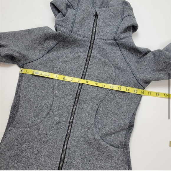 Lululemon Scuba Full-Zip Hoodie Grey Size 4 - Picture 8 of 8